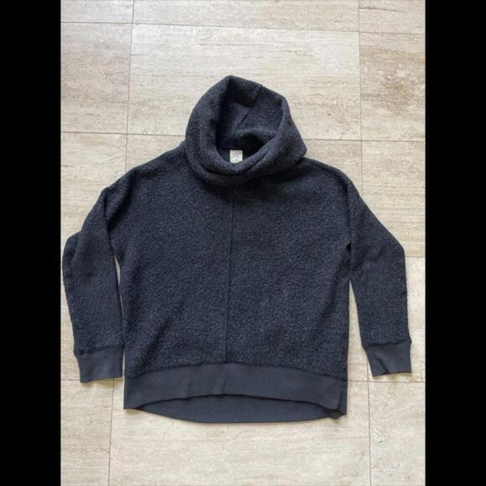 Abercrombie & Fitch Black Gray Turtleneck Sweater Knitted M